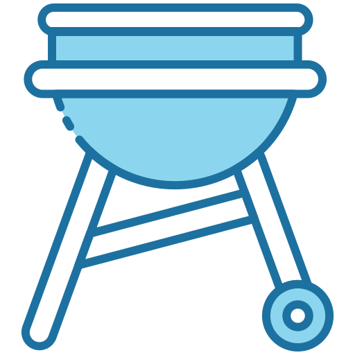 barbecue Generic Blue Icône