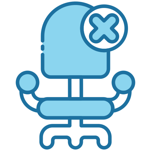 Office chair Generic Blue icon