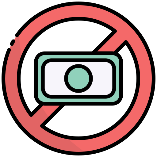No money Generic Outline Color icon