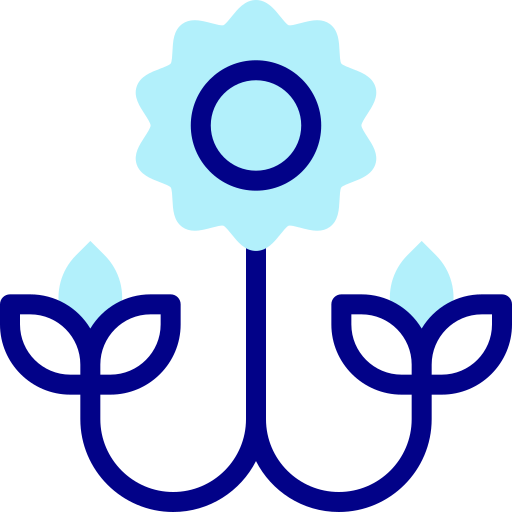 꽃무늬 Detailed Mixed Lineal color icon