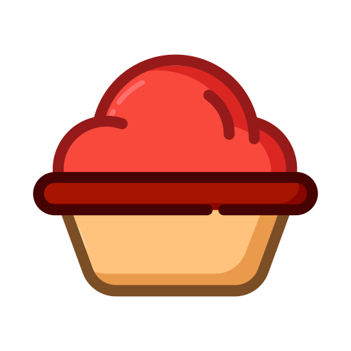 cupcake Generic Outline Color icoon