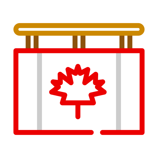 Канада Generic Outline Color иконка