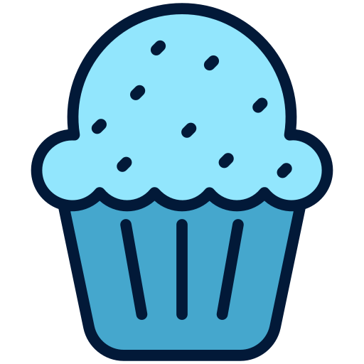 muffin Generic Outline Color icon