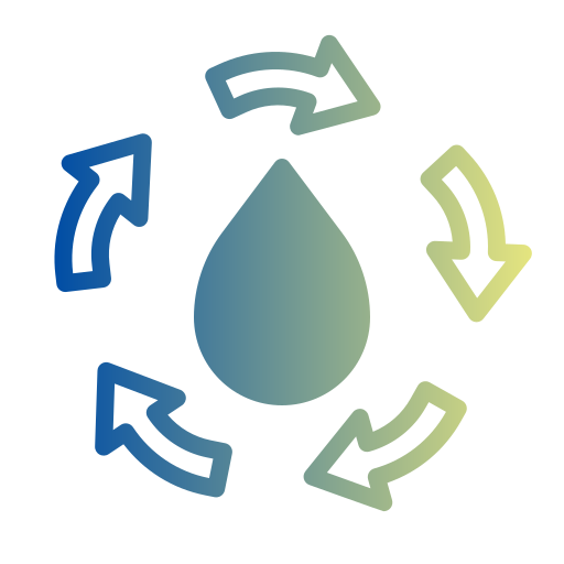 water recyclen Generic Flat Gradient icoon