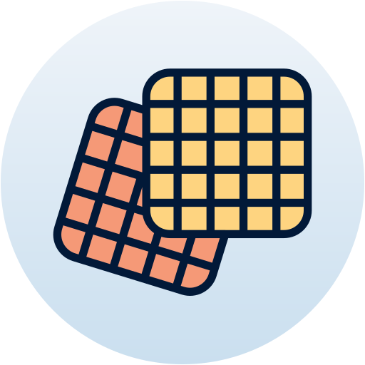 Waffle Generic Circular icon