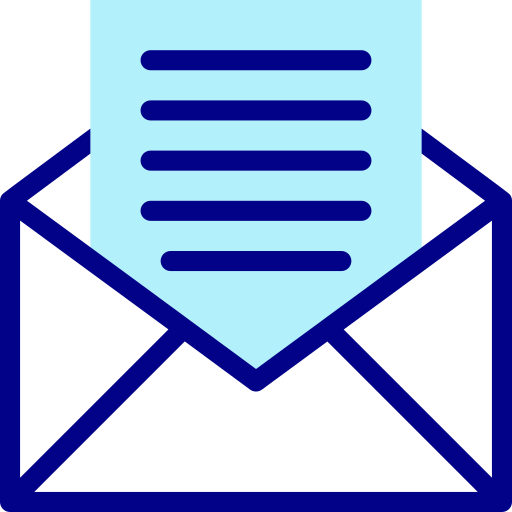 Letter Detailed Mixed Lineal color icon