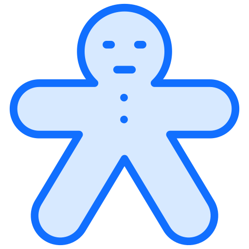 Ginger biscuit Generic Blue icon