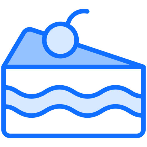 ケーキの一部 Generic Blue icon