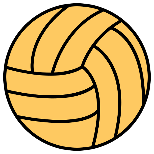 volleybal Generic Outline Color icoon