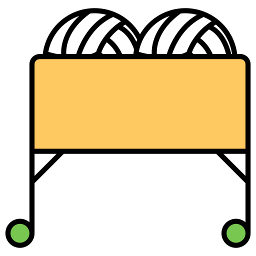 attrezzatura da pallavolo Generic Outline Color icona