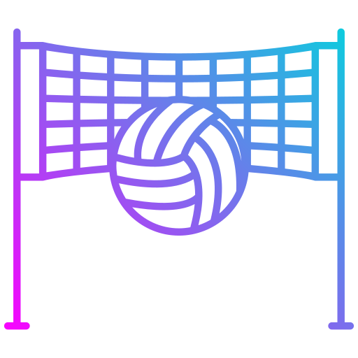 red de voleibol Generic Gradient icono