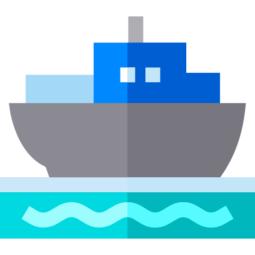 Ship Basic Straight Flat icon