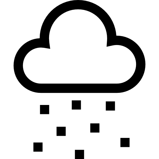 nieve Basic Straight Lineal icono