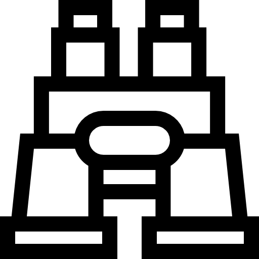 쌍안경 Basic Straight Lineal icon