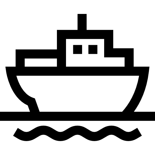 statek Basic Straight Lineal ikona
