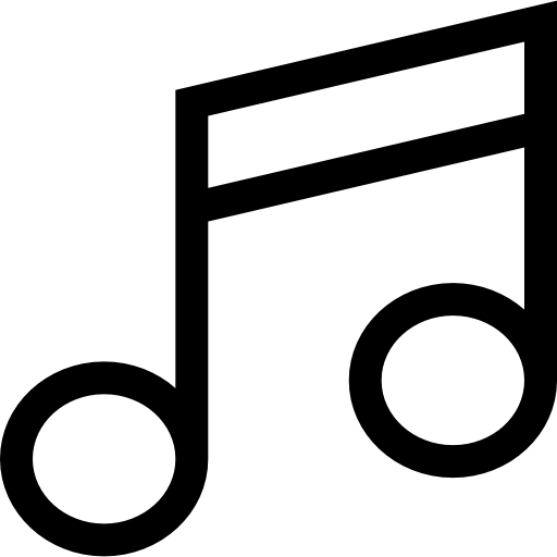 音符 Basic Straight Lineal icon