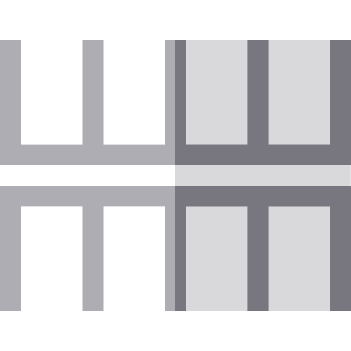 parkeerplaats Basic Straight Flat icoon