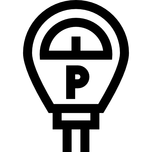 parquímetro Basic Straight Lineal icono
