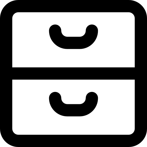 戸棚 Basic Black Outline icon