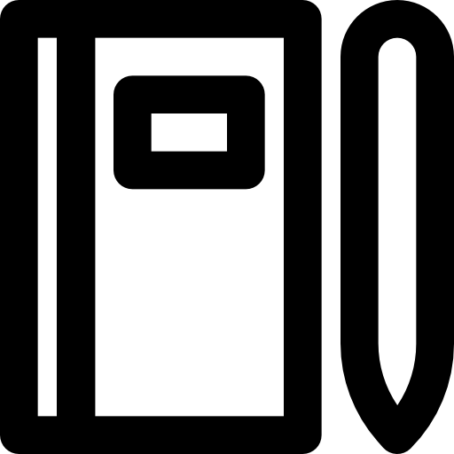 zeszyt Basic Black Outline ikona