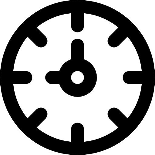 stopclock Basic Black Outline Icône
