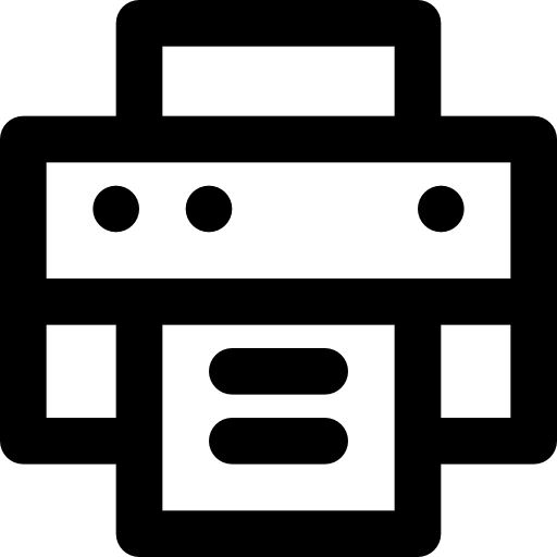 プリンター Basic Black Outline icon