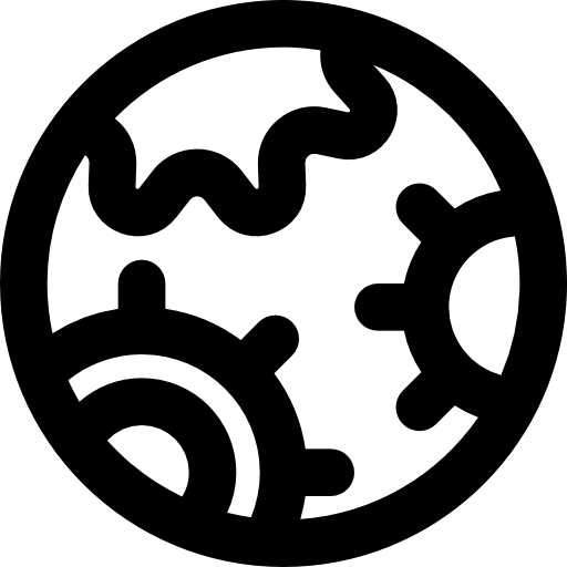 Settings Basic Black Outline icon
