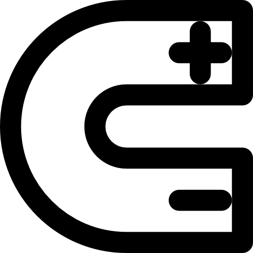 자석 Basic Black Outline icon