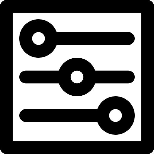 sterownica Basic Black Outline ikona