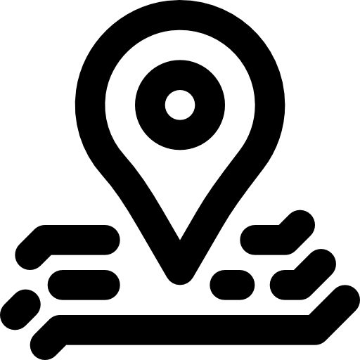 segnaposto Basic Black Outline icona