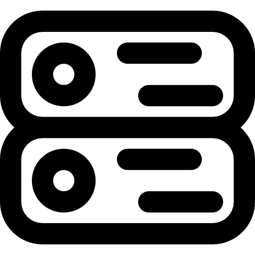 Network Basic Black Outline icon