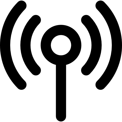 Wifi Basic Black Outline icon