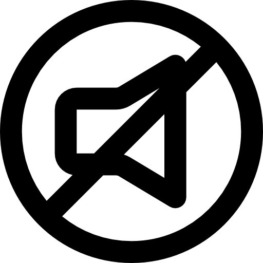 Mute Basic Black Outline icon