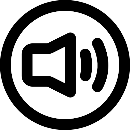 Volume Basic Black Outline icon