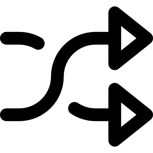 barajar Basic Black Outline icono
