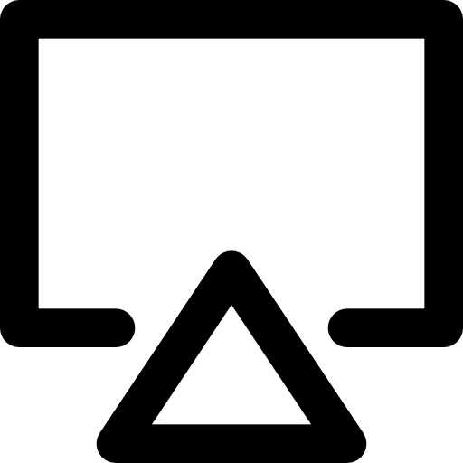salida en antena Basic Black Outline icono