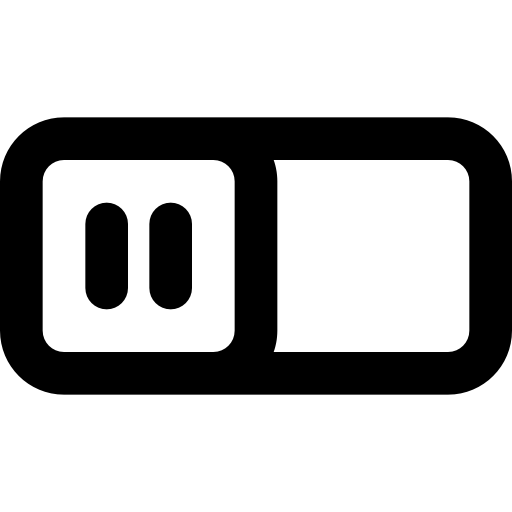 interruttore Basic Black Outline icona