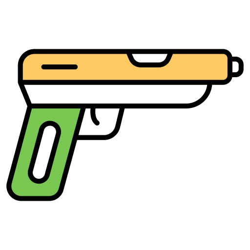 pistola Generic Outline Color icono