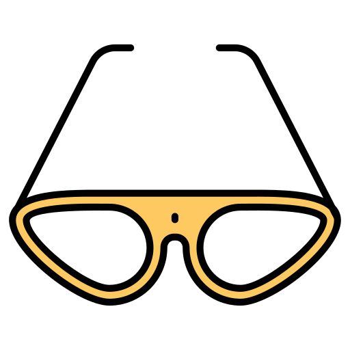 veiligheidsbril Generic Outline Color icoon