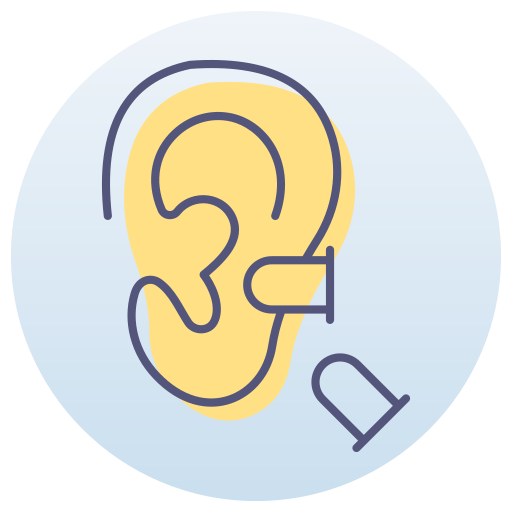 Ear plug Generic Circular icon