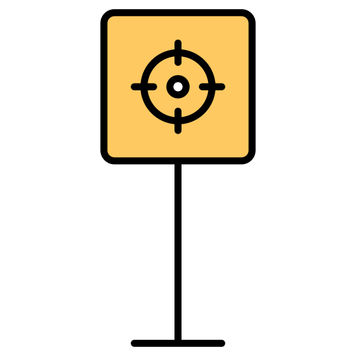 Shooting range Generic Outline Color icon