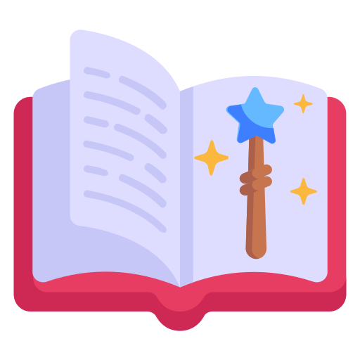 spreukenboek Generic Flat icoon