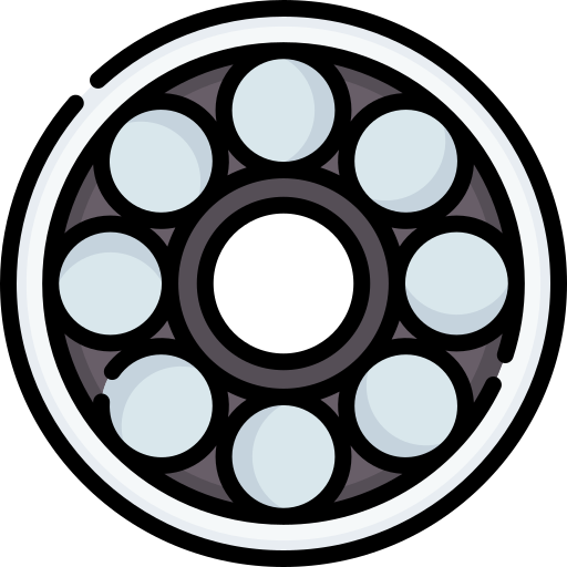 Ball bearing Special Lineal color icon