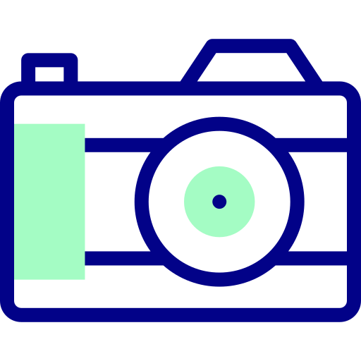 cámara Detailed Mixed Lineal color icono