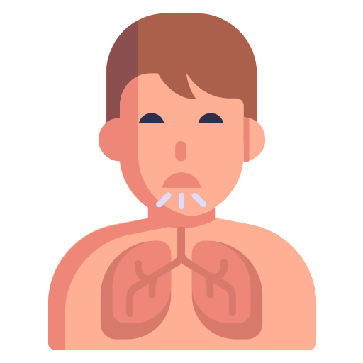 Infected lungs Generic Flat icon
