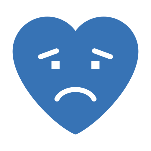 triste Generic Blue Icône