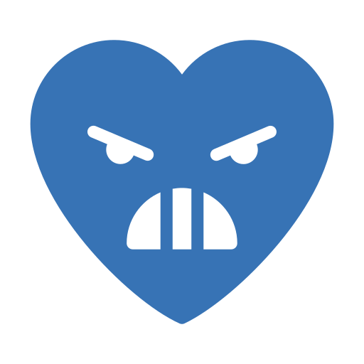 怒り Generic Blue icon