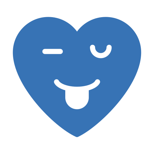 ウインク Generic Blue icon