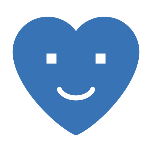 웃는 Generic Blue icon