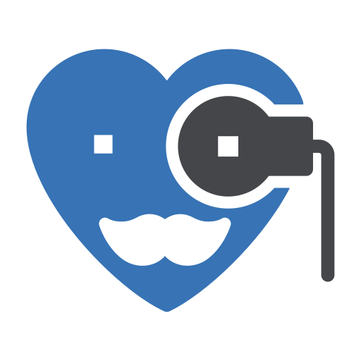 monóculo Generic Blue icono
